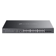 TP-LINK SG3428XMPP | Omada 24-Port Gigabit and 4-Port 10GE SFP+ L2+ Managed Switch with 16-Port PoE+ & 8-Port PoE++