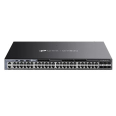 TP-LINK SG6654XHP | Omada 48-Port Gigabit Stackable L3 Managed PoE+ Switch with 6 10G Slots