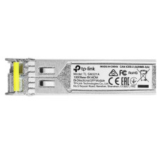 TP-LINK TL-SM321A | 1Gb/s 1000Base-BX WDM BiDi Single-Mode Fibre 1550nm-TX/1310nm-RX 10km LC Connector SFP Transceiver Module