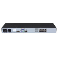 Dell 180ES | PowerEdge 180AS 8 x Ports RJ-45 + 1 x Port VGA 15-Pin + 1 x Port BD-9 KVM Console Switch