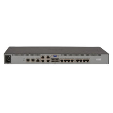 Dell 014GWJ | PowerEdge 1082DS 8 x Ports RJ-45 + 1 x Port VGA + 1 x Port BD-9 Female + 4 x Ports USB 2.0 Remote KVM Console Switch