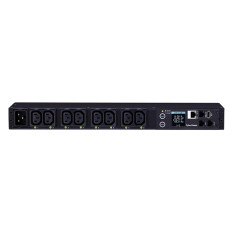 CyberPower PDU81005 | Switched Metered-by-Outlet AC 100-240V input: IEC 60320 C20 1U rack-mountable PDU