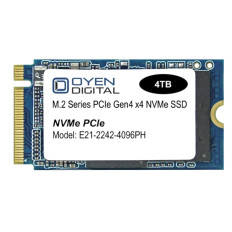 Oyen Digital E21-2242-4096PH | 4TB 3D Triple-Level Cell PCI Express NVMe 4.0 x4 M.2 2242 Solid State Drive