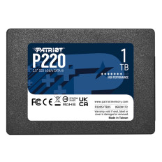 Patriot P220S1TB25 | P220 1TB SATA 6Gb/s 2.5-Inch Solid State Drive