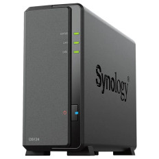 Synology DS124 | 1-Bay NAS DiskStation (Diskless)