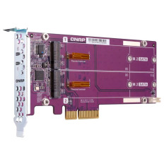 QNAP QM2-2S-220A | QM2 M.2 SATA Solid State Drive PCI Express Expansion Card