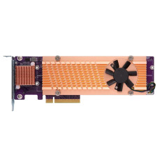 QNAP QM2-4P-384 | Quad PCI Express NVMe Gen3.0 x8 M.2 2280 Add-In Card Solid State Drive