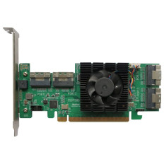 HighPoint ROCKET-1580 | Rocket 1580 8-Port PCI Express 4.0 x16 NVMe U.2 Host Bus Adapter