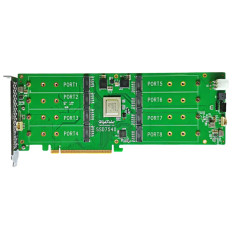 HighPoint SSD7540 | PCI Express 4.0 x16 8-Channel M.2 NVMe RAID Controller