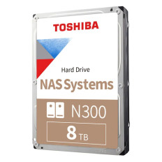 Toshiba HDWG780XZSTA | N300 8TB 7200RPM SATA 6Gb/s 3.5-Inch NAS Hard Drive