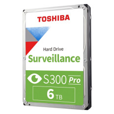 Toshiba HDWTA60UZSVAR | S300 Pro 6TB 7200RPM SATA 6Gb/s 3.5-Inch Surveillance Hard Drive