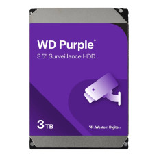 Western Digital WD33PURZ-SPBWPY0 | Purple 3TB 3.5" 6GB/s SATA 5400RPM 256MB Cache Surveillance Hard Drive