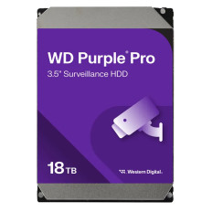 Western Digital WD181PURP-SPB6HY0 | Purple Pro Helium 18TB 3.5" 6GB/s SATA 7200RPM 512MB Cache Surveillance Hard Drive