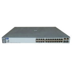 HP J4900-61501-RO | ProCurve 2600 Series 2626 24 x 10/100Base-TX RJ-45 and 2 x 1GbE RJ-45/SFP Dual-Personality Ports Layer 3 Managed Stackable Fast Ethernet Network Switch