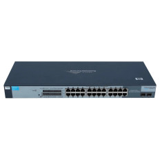 HP J9078A#ABB | ProCurve 1400 Series 1400-24G 22 x 10/100/1000Base-T RJ-45 and 2 x 1GbE RJ-45/SFP Dual Personality Ports Layer 2 Unmanaged Gigabit Ethernet Network Switch