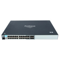 HP J9279-60001 | ProCurve 2510 Series 2510-24G 20 x 10/100/1000Base-T RJ-45 and 4 x 1GbE RJ-45/SFP Dual Personality Uplink Ports Layer 2 Managed Gigabit Ethernet Network Switch