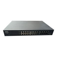 Dell 0PC2624 | PowerConnect 2624 24-Ports 10/100/1000 + 1 x shared SFP Gigabit Ethernet Switch