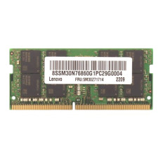 Lenovo 5M30Z71714 | 32GB DDR4-3200MHz PC4-25600 Non-ECC Unbuffered SODIMM CL22 2Rx8 1.2V 260-Pin Memory Module