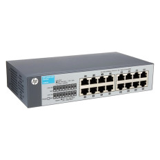 HP J9560-60201 | OfficeConnect 1410 Series 1410-16G 16 x 10/100/1000Base-T RJ-45 Ports Layer 2 Unmanaged Gigabit Ethernet Network Switch