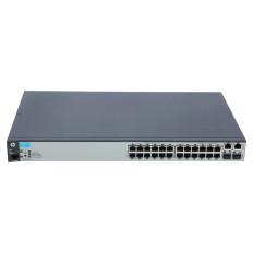 HP J9623A#AC3 | Aruba 2620 Series 2620-24 24 x 10/100Base-TX RJ-45 and 2 x 10/100/1000Base-T RJ-45  and 2 x SFP (mini-GBIC) Ports Layer 3 Managed Network Fast Ethernet Network Switch