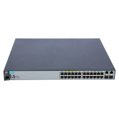 HP J9625-61001 | Aruba 2620 Series 2620-24-PoE+ 24 x 10/100Base-TX RJ-45 PoE+ and 2 x 10/100/1000Base-T RJ-45 and 2 x SFP (mini-GBIC) Ports Layer 3 Managed Fast Ethernet Network Switch