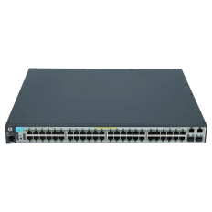 HP J9627-60001 | Aruba 2620 Series 2620-48-PoE+ 48 x 10/100Base-TX RJ-45 PoE+ and 2 x 10/100/1000Base-T RJ-45 and 2 x SFP (mini-GBIC) Ports Layer 3 Managed Fast Ethernet Network Switch