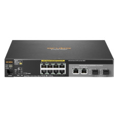 HP J9780A#B8X | Aruba 2530 Series 2530-8-PoE+ 8 x RJ-45 PoE+ 10/100Base-TX and 2 Combo Gigabit SFP Ports Layer 2 Managed Fast Ethernet Network Switch