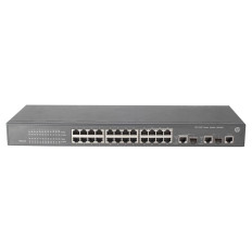 HP JG223A#ABB | 3100 Series 3100-24 v2 24 x RJ-45 Ports 10/100Base-TX + 2 x Dual Personality RJ-45/SFP (mini-GBIC) Ports Layer 3 Managed Rack-mountable Fast Ethernet Network Switch