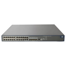 HP JG241AC | 5500 EI Series 5500-24G-PoE+ EI 24 x 10/100/1000Base-T RJ-45 PoE+ and 4 x Shared SFP (mini-GBIC) Ports and 2 x Expansion Module Slots Layer 4 Managed Stackable Gigabit Ethernet Network Switch