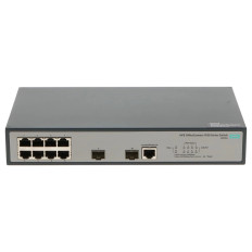 HP JG920AR | OfficeConnect 1920 Series 1920-8G 8 x RJ-45 10/100/1000Base-T and 2 x SFP (mini-GBIC) Ports Layer 3 Managed Gigabit Ethernet Network Switch
