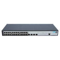 HP JG924A#ACE | OfficeConnect 1920 Series 1920-24G 24 x RJ-45 10/100/1000Base-T and 4 x SFP (mini-GBIC) Ports Layer 3 Managed Gigabit Ethernet Network Switch
