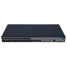 HP JG925-61001 | OfficeConnect 1920 Series 1920-24G-PoE+ (180W) 24 x RJ-45 PoE+ 10/100/1000Base-T and 4 x SFP (mini-GBIC) Ports Layer 3 Managed Gigabit Ethernet Network Switch