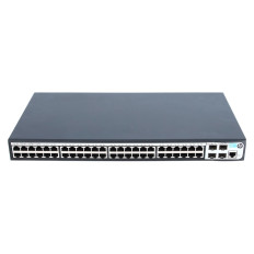 HP JG927AR | OfficeConnect 1920 Series 1920-48G 48 x RJ-45 10/100/1000Base-T and 4 x SFP (mini-GBIC) Ports Layer 3 Managed Gigabit Ethernet Network Switch