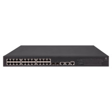 HP JG940AR#ABB | FlexNetwork 5130 EI Series 5130 24G PoE+ 2SFP+ 2XGT (370W) EI 24 x 10/100/1000Base-T RJ-45 PoE+ and 2 x 10GbE SFP+/RJ-45 Dual Personality Ports Layer 3 Managed Gigabit Ethernet Network Switch