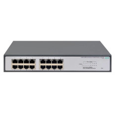 HP JH016A#ACC | OfficeConnect 1420 Series 1420-16G 16 x 10/100/1000Base-T RJ-45 Ports Layer 2 Unmanaged Gigabit Ethernet Network Switch