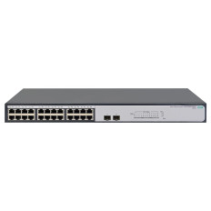HP JH017A#B8X | OfficeConnect 1420 Series 1420-24G-2SFP 24 x 10/100/1000Base-T RJ-45 and 2 x SFP (mini-GBIC) Ports Layer 2 Unmanaged Gigabit Ethernet Network Switch
