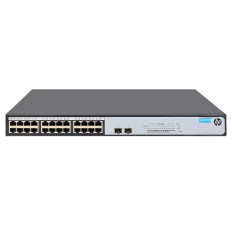 HP JH018AR | OfficeConnect 1420 Series 1420-24G-2SFP+ 10G Uplink 24 x 10/100/1000Base-T RJ-45 and 2 x 10GbE SFP+ Ports Layer 2 Unmanaged Gigabit Ethernet Network Switch