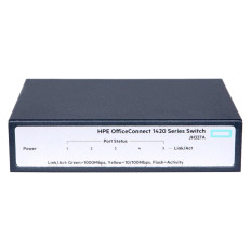 HP JH327A#ACF | OfficeConnect 1420 Series 1420-5G 5 x 10/100/1000Base-T RJ-45 Ports Layer 2 Unmanaged Gigabit Ethernet Network Switch