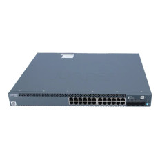 Juniper B-EX3400-24T-5S-E | EX3400 Series EX3400-24T 24 x RJ-45 Ports 10/100/1000Base-T + 4 x SFP+ Ports + 2 x QSFP+ Uplink Ports Layer 3 Managed 1U Rack-mountable Stackable Gigabit Ethernet Network Switch