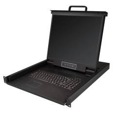 StarTech RKCONS1901 | Rackmount KVM Console Single Port VGA KVM with 19-Inch LCD Monitor for Server Rack
