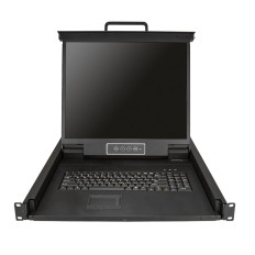StarTech RKCONS1901 | Rackmount KVM Console Single Port VGA KVM with 19-Inch LCD Monitor for Server Rack