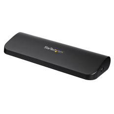 StarTech USB3SDOCKHDV | Dual Monitor USB 3.0 Laptop Docking Station with HDMI/DVI/VGA, 3x USB-A Hub, GbE, Audio, Universal Type-A Dock