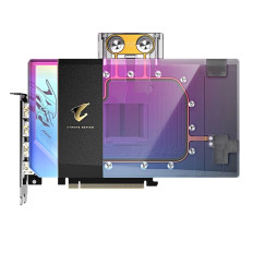 Gigabyte GVN5090AOXWB32G | NVIDIA GeForce RTX 5090 AORUS XTREME WATERFORCE WB Overclocked Liquid Cooled 32GB GDDR7 512-Bit PCI Express 5.0 3x DisplayPort 1x HDMI Full Height Video Graphics Card