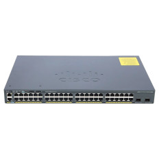 Cisco C1-C2960X-48TD-L | Catalyst 2960X Series 2960X-48TD 48 x RJ-45 Ports 10/100/1000Base-T + 2 x SFP+ Ports Layer 3 Managed 1U Rack-mountable Gigabit Ethernet Network Switch