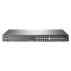 HP JL255A#ABA | Aruba 2930F Series 2930F 24G PoE+ 4SFP+ 24 x RJ-45 PoE+ 10/100/1000Base-T and 4 x SFP+ Ports Layer 3 Managed Gigabit Ethernet Network Switch