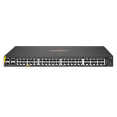 HP JL675A#B2E | Aruba CX 6100 Series 6100 48G Class4 PoE 4SFP+ 370W 48 x 1000Base-T RJ-45 Class 4 PoE and 4 x 10GbE SFP+ Ports Layer 3 Managed Gigabit Ethernet Network Switch
