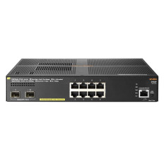 HP JL692A | Aruba 2930F 8G PoE+ 8 x RJ-45 Ports PoE+ 10/100/1000Base-T + 2 x SFP+ Ports Layer 3 Managed Rack-mountable Gigabit Ethernet Network Switch