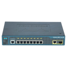 Cisco WS-C2960-8TC-S | Catalyst 2960 Series 2960-8TC 8 x RJ-45 Ports 10/100Base-TX + 1 x Dual-Personality RJ-45/SFP Ports Layer 2 Managed Rack-mountable Fast Ethernet Network Switch