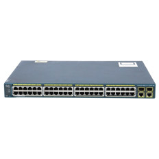 Cisco WS-C2960-48PST-S | Catalyst 2960 Series 2960-48PST 48 x RJ-45 Ports PoE+ 10/100Base-TX + 2 x RJ-45 GBE Ports + 2 x SFP Ports Layer 2 Managed 1U Rack-mountable Fast Ethernet Network Switch