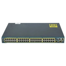 Cisco WS-C2960S-48TS-S-CT | Catalyst 2960S Series 2960S-48TS 48 x RJ-45 Ports 10/100/1000Base-T + 4 x SFP Ports Layer 2 Managed Rack-mountable Gigabit Ethernet Network Switch